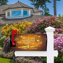Happy Hanukkah Shining Stars - Coperture magnetiche per cassetta delle lettere, grandi dimensioni, dimensioni 64,8 x 53,3 cm