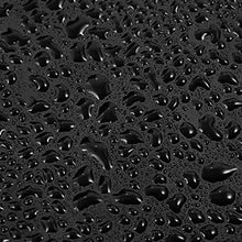 Fodera per sedia reclinabile pieghevole per esterni Copertura per mobili da Giardino in tessuto Oxford impermeabile antivento nero Copertura per lettini prendisole con custodia 93 x 82 cm (2 Pezzi)