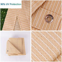 WXQIANG Beige Parasole Sail for Pergola baldacchino/Gazebo di Copertura, Auto Parasole Tenda Fatto di Alta qualità in polietilene, Il 90% Effetto Protezione Solare, Antipolvere e Antivento Protezion