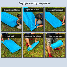EWQ Gonfiabile Lounger, Aria Divano Hammock Impermeabile E Resistente, Gonfiabile Divano con Portatile Pacchetto per I Viaggi, Campeggio, Piscina E Spiaggia Parti,4