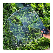 GHHZZQ Telone Giardino Copertura Impermeabile Durevole Poncho Elevata Trasparenza con Asola in Metallo Vetro Morbido for Balcone Tetto Campeggio, Spessore 0,3 mm, 2x3m