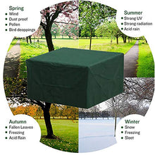 Apofly Giardino di Copertura di Mobili di Protezione Esterna di Copertura di Mobili Heavy Duty Rettangolare in Poliestere Green Patio Table Covers Meteo Impermeabile Resistente per Outdoor Patio