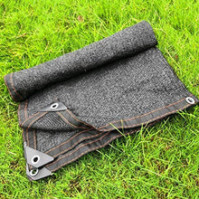 Telo Ombreggiante, 90% Telo Parasole - Rete Anti-UV con passacavi - for Patio e Piante da Giardino, Nero (Size : 2m x 4m)