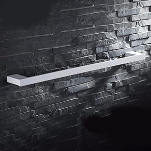 MBYW Portasciugamani Moderno e Minimalista Alto carico Portasciugamani Elegante da Bagno Mensola portaoggetti Porta salvietta, Acciaio Inossidabile, Spesso, Bianco