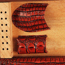 NIHAOA Accessori del Sigaro Corrosione Cigar Box-Rivestito Cedro Cigar Humidor Custodia da Viaggio/Cutter Set Accendino con umidificatore e Cedar Vassoio Buon apporto di umidità