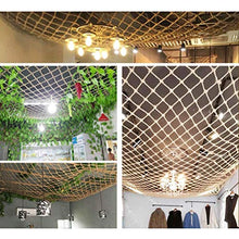 Reti per laghetti - Telo divisorio per pareti per bambini Telo per arrampicata all'aperto Amaca Altalena Recinzione per interni Balcone Tetto Fotografia Soffitto Decorativo Rete di canapa di iuta