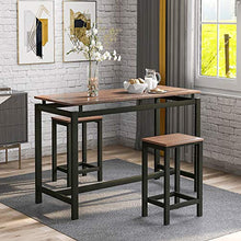 WYLZLIY-Home Set Tavolo Bar Bancone sgabelli Mobile Bar Tavolo da Bar Set da Tavolo Industriale Sgabello Set da Bar Tavolo E Sedie A Base di Ferro per La Ferro da Cucina per Soggiorno
