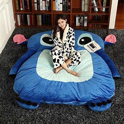 Materassi letto Coprimaterasso Futon Cotone Tatami Tappetino Antiscivolo Pieghevole Poliestere Materasso Tappetino per bambini Regali di Halloween, Natale, Capodanno / 120x200cm