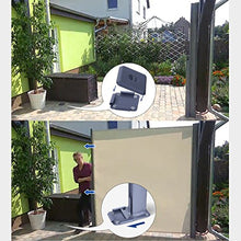 SONGMICS Tenda Laterale 2 x 3 m (A x L), per Balcone Patio Veranda Terrazzo Giardino, con Accessori di Montaggio da Terra, Protezione Privacy Paravento Parasole, Beige GSA200E