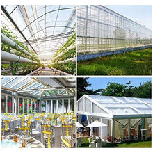 ALGFree-Parasole Vela Telo Impermeabile Esterno Copertura Piscina Chiaro Telone Telo Copertura Teloni Pesante Impermeabile Trasparente Giardino Panno Antipioggia Robusto Serra Copertura, 23 Taglie