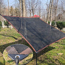 JH1 Rete ombreggiante Ombra Impianto di Panno con Occhielli 90%, Pesante Telo Rete Nera Crema Solare Ombra per Piscina, Giardino, Cortile (Size : 8×8m)