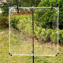 XIAOZHEN Vele Parasole Teli protettivi per Piante Addensare Trasparente Impermeabile Panno Balcone Pioggia Shield Domestica PVC Tent Garden (Color : Clear, Size : 3m*5m)