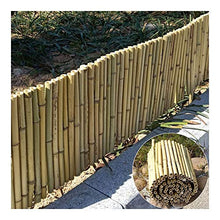 Balcone Protezione Recinto di bambù Schermata Privacy Stuoia di bambù Palo di bambù Diametro 2,5 Cm A Prova di Vento Antisettico Giardino, Cortile Esterno Raccordo per Balcone