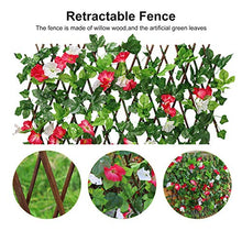 Recinzione Del Giardino Recinzione Foglia Verde Recinzione A Traliccio Retrattile Espandibile , Siepe In Legno Con Foglie Di Fiori Artificiali , Paravento Per Decorazione Da Giardino Paravento Per