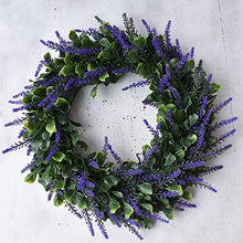 LPxdywlk Ghirlanda di Lavanda Artificiale Porta Appesa Decor Copricapo Fotografia Prop violaNone