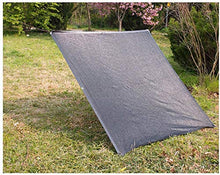 Mirui 90% Paralume in Tessuto Ombra Panno Sole con Occhielli for Pergola Copertura della Volta Nero (Dimensioni: 8m x 8m) Dimensione: 6m x 8m (Size : 4m x 4m)