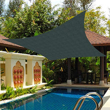 Parasole a baldacchino quadrato, resistente ai raggi UV, per pergola, piscina, cortile, giardino, attività all'aperto con tessuto resistente, personalizzabile (30 x 30 cm, verde scuro)