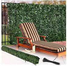 YUXO Artificiale Siepe Finta Foglia Edera Siepe Artificiale Schermo di edera Protezione UV Privacy Flessibile istantanea Che Copre Le recinzioni Decorative del Muro del Giardino Antivento Privacy