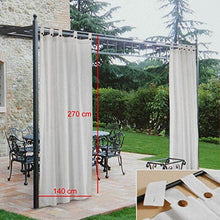 Morbidissimi Tenda Gazebo Idrorepellente con Passanti 140x270 cm - Bianco S440