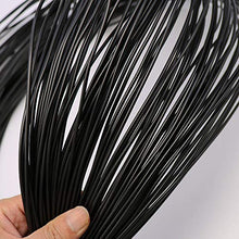 Materiale di tessitura circolare in rattan sintetico, in rattan sintetico, 500 g, colore: nero