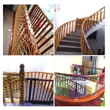 JRYⓇ Rete di Sicurezza per Bambini-Balcone Ringhiera Protezione per Scale Recinzione-Reti per Recinzione tessute a Mano, per ringhiere per Interni Scale Parco Giochi Patio Esterno Balcone Giochi