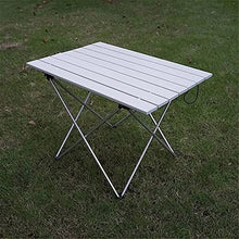HANYF Tavolo Pieghevole, Tavolo Portatile in Alluminio Ad Alta Intensità, Tavolo da Tavolo da Esterno Pieghevole Raccolta di Famiglia Barbecue Picnic,C