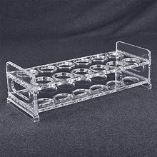 GJSN Cremagliera da Vino, 2 Strati Tavolo Top Durevole Facile da Pulire Pratico e Conveniente Antiscivolo Coppa Rotonda 6/12 Fori,30 * 12,5 * 10 cm