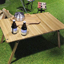 Tavolo da picnic all'aperto Pieghevole in legno tavolo da giardino da giardino da giardino da campeggio multifunzionale tavolo da picnic pieghevole lungo e basso tavolo di faggio per piccolo appartame