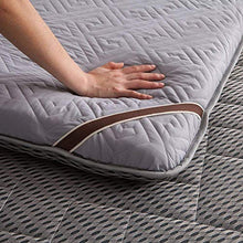 HKX Tappetino, Futon Coprimaterasso Tappetino per Dormire Morbido Pieghevole Pieghevole Spessore Full-D 120x200cm (47x79 Pollici)