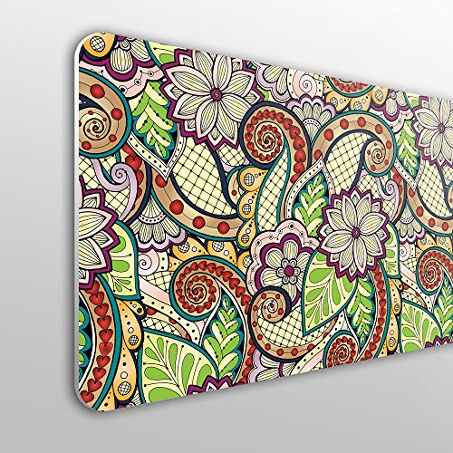 MEGADECOR Testiera per letto in PVC, 10 mm, decorativa, economica, modello Abbotsford (200 x 60 cm)