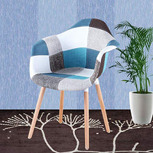 N A to MUEBLES HOME, set di 2 sedie da pranzo moderne in tessuto di lino, poltrone da cucina e bancone, per il tempo libero, ricevimento, soggiorno
