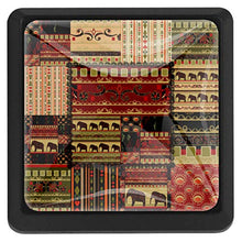 Patchwork 3 PCS Pomelli per Porta, Pomolo per Mobile, Pomelli per Mobili con Viti, Maniglia per Armadietto, Pomelli per Porta, Pomelli per Cassetti per Porta, Armadio, Cassetto e Credenza