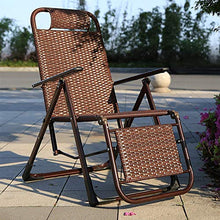 Sedia pieghevole in vimini, realizzata a mano, leggera e portatile, può essere utilizzata per balcone, soggiorno, spiaggia, prendere il sole.