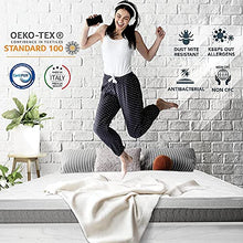 TEENO Materasso deluxe da 140 x 190 cm, spessore 18 cm, in memory foam e gel