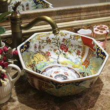 Jgophu Lavandino in ceramica da appoggio in stile retrò per arte cinese