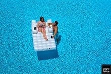 Pigro Felice Modul' aria lusso Set Divano gonfiabile PVC verde di acqua 234 x 117 x 72 cm