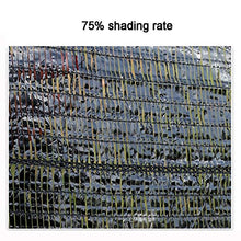 XIAOXIAO Rete ombreggiata Parasole Net-Encrypted Sunscreen Outdoor Car Garden Flower Sunshade Net Sunscreen Mesh Termica Nero Multi Size (Size : 2x6m)
