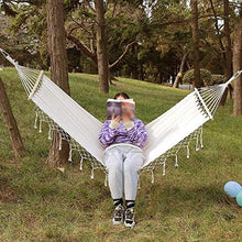 NICEME Camping Amaca Giardino Amaca Ispessite Tela Resistente Hammock Portatile per Attaccatura di Corsa, Spiaggia, Backyard