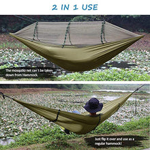NATUREFUN Amaca da Campeggio da Viaggio | capacità di Carico 300kg,(275 x 140 cm) Traspirante Nylon da Paracadute | 2 x Moschettoni Premium,4 x Corde in Nylon Incluse | per Esterno Interno Giardino