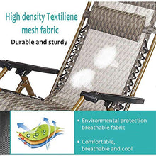 Sedie Pieghevoli Reclinabili Sedie Heavy Duty Zero Gravity | Lettini Prendisole da Giardino Esterno Patio, con Portabicchieri Cuscino, Sedia a Dondolo Relax da Ufficio