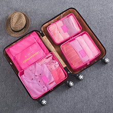 Stile coreano portatile durevole ecologico 6 pezzi/set piazza viaggio casa bagagli deposito borse organizzatore custodia custodia