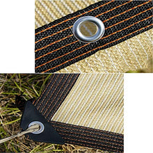Yeanee Rete Ombreggiante con Occhielli,Beige Ombra Tende,Telo di Protezione Rivestimento per balconi Giardino,2x2m 2x4m 3x4m 3x6m 4x6m 4x10m 5x6m 5x9m 6x7m 7x10m 8x12m