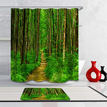 LIYAN Combinazione Bagno. Immagini Chiare E Colori Vivaci Rendono Il Tuo Bagno Pieno di Vita. Accessori da Bagno. Foresta. Erba. Strada.