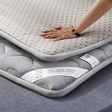 HKX Tappetino, futon Tradizionale Flanella Un Sacco di Materasso Futon Spesso Topper-C 180x200 cm (71x79 Pollici)