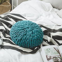 Zyurong - Cuscino per divano con filo spesso, rotondo, decorativo, per fotografia (con cuscino interno)