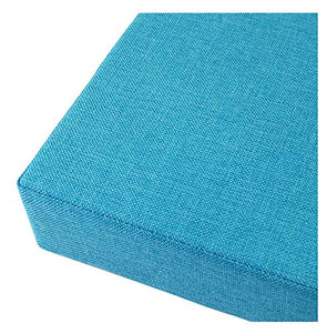 bandezid Cuscino per panche Base Lungo e Comodo per sedili di panchine Giardino Balcone terrazza-Lago Blu 120x40x5cm(47x16x2in)