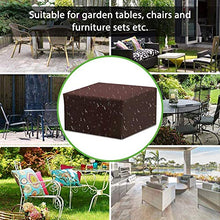 Copertura Mobili Giardino Impermeabile, Copertura Tavolo Giardino 210D Oxford Rivestimento PU, Resistente allo Strappo Anti-UV Antivento Stoffa Copertura Tavolo Giardino,250 * 250 * 90cm