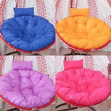 DIELUNY Cuscini per cestini sospesi, Imbottiti Rotondi Papasan Cuscini per sedie a Dondolo altalene Cuscini Morbidi e Soffici per Patio Giardino Imbottito Viola 105x105cm (41x41In)