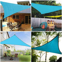 ASANMU Tenda da sole triangolare, impermeabile, per balcone, protezione dai raggi UV, per giardino, terrazza, campeggio e attività all'aperto (3 x 3 x 3 m)