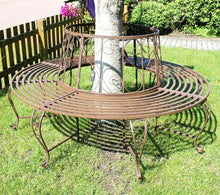 Panca Rotonda in Metallo Panca 120749 Panca-Suolo Panca-Seduta Panca da Giardino Diam. 160 cm Alt. 84 cm